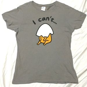 Gudatama I Can't Tee Shirt